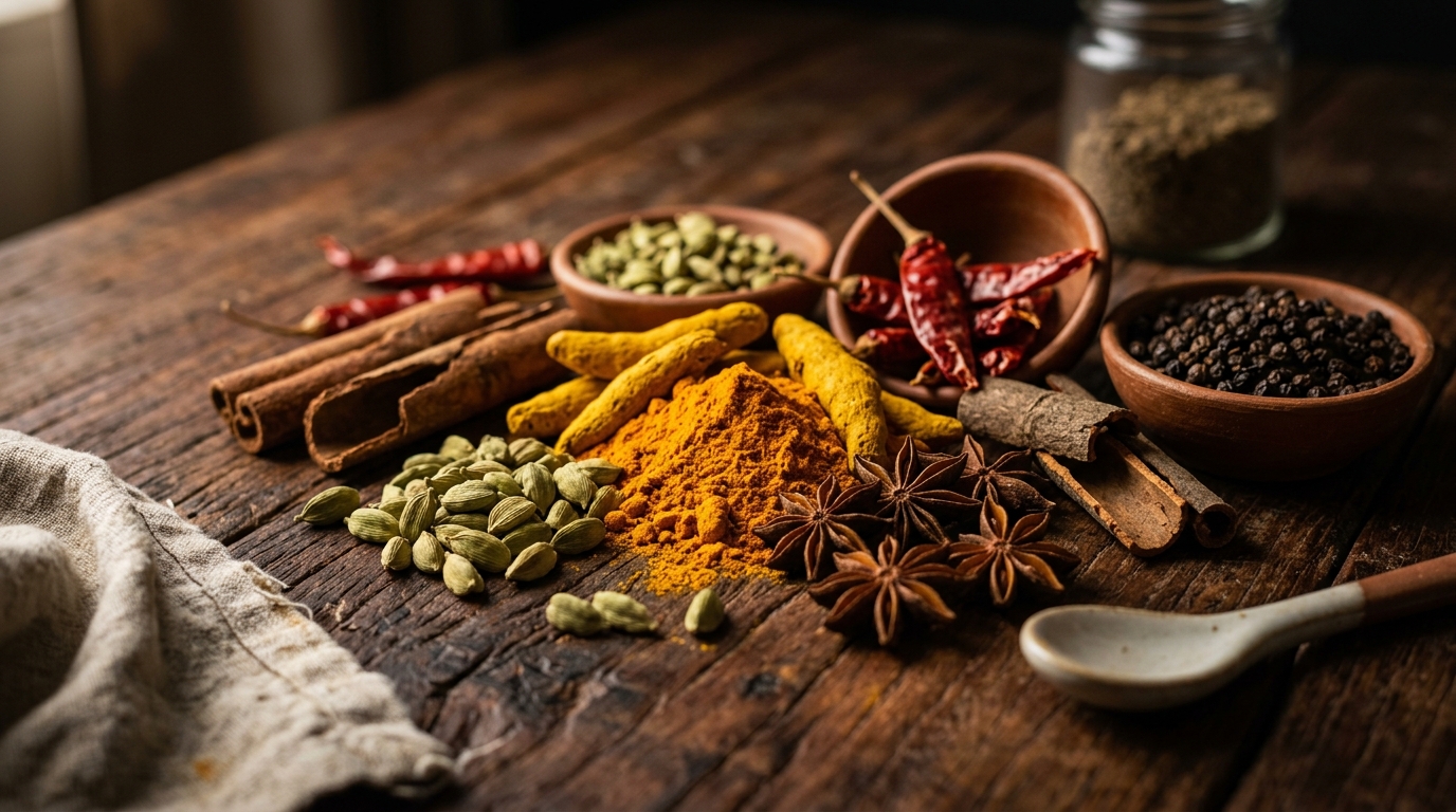 Authentic Whole Indian Spices