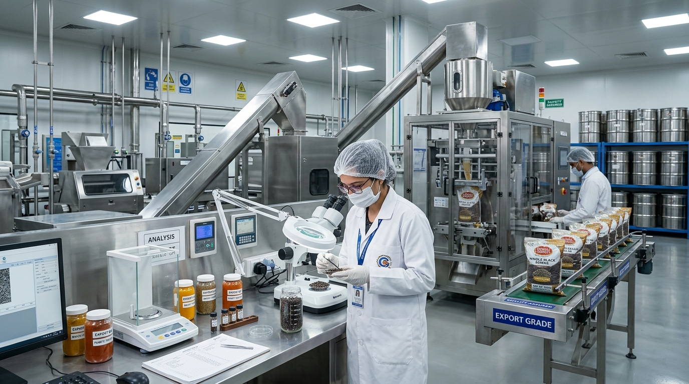 Modern Food Safety Spice Testing Laboratory